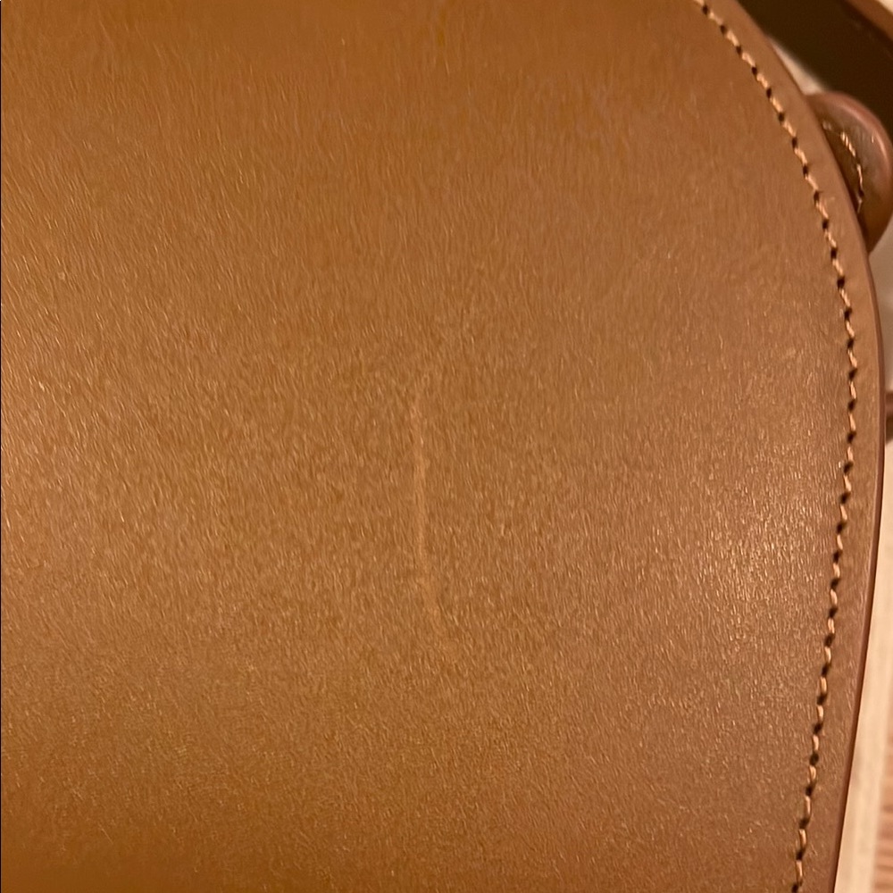 A.P.C. Brown Half-Moon Leather Crossbody Bag - Picture 3 of 3